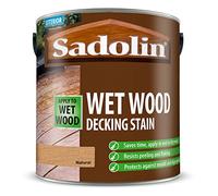 (Natural) Sadolin Wet Wood Deck Stain - 2.5 L