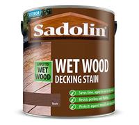 (Teak) Sadolin Wet Wood Deck Stain - 2.5 L