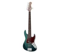 Sadowsky MetroExpress 21-Fret Hybrid P/J Bass, 5-String Solid Sherwood Green Metallic High Polish