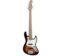 Sadowsky MetroExpress Vintage J/J Bass Roasted Maple Tobacco Sunburst Transparent 5-String Bass Guitar