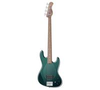 Sadowsky MetroExpress Vintage M Roasted Maple Solid Sherwood Green Metallic High Polish electric bass guitar with gig bag
