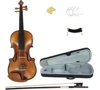 SADPRKR 3/4 Handcrafted Solid Wood Student Acoustic Violin Fiddle Starter Kit