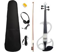 SADPRKR 4/4 full-size electric/mute violin set professional bow stringed instrument