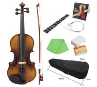 SADPRKR 4/4 Vintage Matte Spruce Solid Wood Violin Violin Adult Beginner Practice Playing Violin Instruments