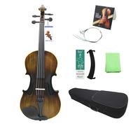 SADPRKR 4/4 Vintage Matte Violin Set for beginners to practice and perform the violin