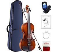 SADPRKR 4/4 Violin for Beginners, Violin Full Size Adult, Violin for Children Teenager with Tuner and Instruction Manual
