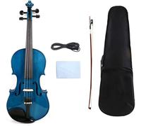 SADPRKR 4-string electric acoustic violin spruce+maple bow, suitable for students, beginner student violin set