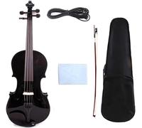 SADPRKR 4-string electric acoustic violin spruce+maple bow, suitable for students, beginner student violin set