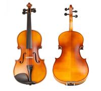 SADPRKR A beginner in violin practice by hand grinding white edges
