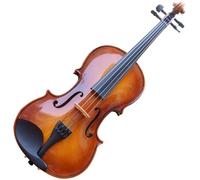 SADPRKR Acoustic Violin Set,Beginner Violin Vintage Solid Wood Violin Starter Kit with Carrying Case,Bow and Rosin