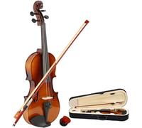 SADPRKR Acoustic Violin Wooden Violin for Adults Kids Violin for Beginners Violin Starter Set with Violin Case, Bow, Rosin, Natural Color
