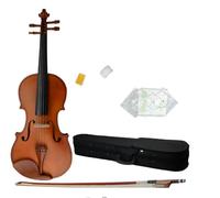 SADPRKR Antique Solid Wood Handmade Matt Violin for Beginners, Rosin, Strings,