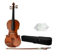 SADPRKR Antique solid wood handmade matte violin suitable for beginners, piano box, bow, strings