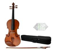 SADPRKR Antique solid wood handmade matte violin suitable for beginners, piano box, bow, strings