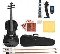 SADPRKR Beginners and children use full-size violins. Students use solid wood spruce stringed instruments with hard shells, extra bows, extra strings, shoulder rests, and clip on mixers