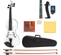 SADPRKR Beginners and children use full-size violins. Students use solid wood spruce stringed instruments with hard shells, extra bows, extra strings, shoulder rests, and clip on mixers