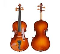 SADPRKR Bright light splint student violin basswoodBeginners practice of solid wood violin, white pine, maple, jujube wood accessories