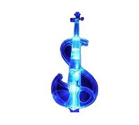 SADPRKR Colorful blue green transparent violin crystal violin 12
