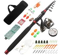 SADPRKR Comfortable lengthened handle carbon short section contraction road sub-rod fishing gear set short throw rod