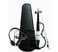 SADPRKR Electric Violin, 4/4 Full Size High-Grade Wood Electronic Violin Playing Electroacoustic Practice Mute Violin Beginners Starter Set