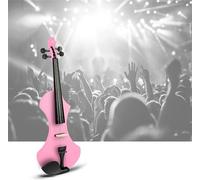 SADPRKR Electric Violin 4/4 Full Size Solid Wood Silent Violin Set with Carrying Case and Audio Cable Adults Violins