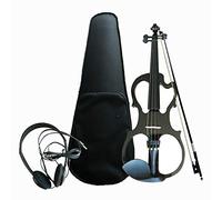 SADPRKR Full shot high-end performance of black electronic violin, electroacoustic violin, and other valuable instruments