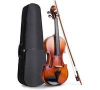 SADPRKR Full size acoustic violin with violin case, shoulder rest, rosin, and violin strings, for beginners to use