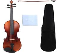 SADPRKR Full size viola accessories made of maple, spruce, and ebony, with a bow on the viola case