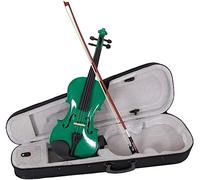 SADPRKR Green violin 4/4+piano box+archer+rosin childrens instrument beginner LFGQAZ (color: green)