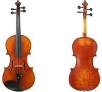SADPRKR Hand-made Single-plate Pattern Back Panel Violin Beginner Adult Test Grade Playing Professional Violin