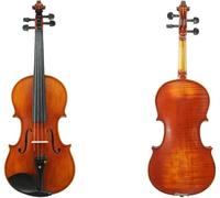 SADPRKR Hand-made Single-plate Pattern Back Panel Violin Beginner Adult Test Grade Playing Professional Violin