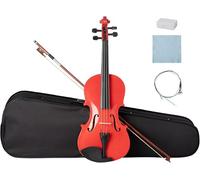 SADPRKR Handmade student soundtrack violin beginners bag, with bow, hard shell, spare strings, rosin