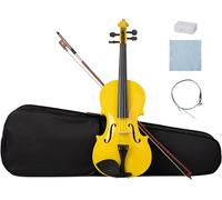 SADPRKR Handmade student soundtrack violin beginners bag, with bow, hard shell, spare strings, rosin