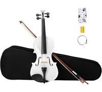 SADPRKR Handmade student soundtrack violin beginners bag, with bow, hard shell, spare strings, rosin