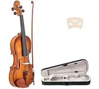 SADPRKR Handmade student soundtrack violin beginners bag, with bow, spare strings, bridge