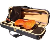 SADPRKR Handmade Tiger Skin Pattern Violin 4/4, 3/4, 1/2, 1/4 Suitable for Beginners, Students, Adults Student Violin Violins Kit