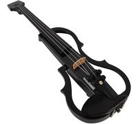 SADPRKR Headless Silent Electric Violin 4/4 Carbon Fiber Box Bow Professional with Excellent Sound Quality, Lightweight Head for Beginners Performance