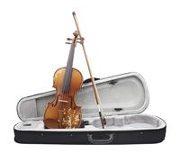 SADPRKR Natural color craftsmanship pattern violin for beginners and adults playing solid wood violin string instruments