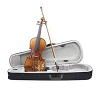 SADPRKR Natural color craftsmanship pattern violin for beginners and adults playing solid wood violin string instruments
