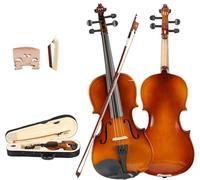 SADPRKR Original Sound Violin Beginner Childrens Violin Adult String Instrument Beginner Hard Qin, Bow and Luo Qin Student Violin