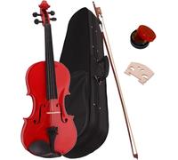 SADPRKR Original Sound Violin Beginner Childrens Violin Adult String Instrument Beginner Hard Qin, Bow and Luo Qin Student Violin