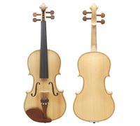 SADPRKR Pattern Violin Spruce Solid Wood Violin Student Children Beginner Adult Performance Tiger Pattern Violin
