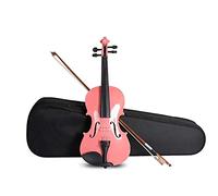 SADPRKR Pink violin case full of pink bow 4/4 3/4 2/4 1/4 1/8