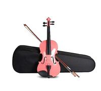SADPRKR Pink violin case full of pink bow 4/4 3/4 2/4 1/4 1/8