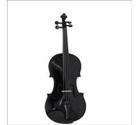 SADPRKR Plywood black violin, basswood student violin, beginner student practicing violin