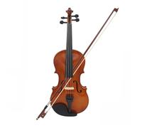 SADPRKR Popularize Violin 4/4 Natural Color Basswood Solid Wood Violin Students, Beginners, and Adults Playing Violin