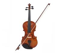 SADPRKR Popularize Violin 4/4 Natural Color Basswood Solid Wood Violin Students, Beginners, and Adults Playing Violin