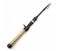 SADPRKR Portable shrinking road sub rod horse mouth rod cork handle European and American carbon short section fishing rod