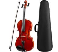 SADPRKR Solid wood classic violin set, beginner, children, adult, violin instrument with cover, bow,