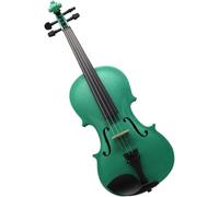 SADPRKR Student Violin Green Acoustic Violin 4/4 3/4 1/2 1/4 W/Case Bow Rosin Shoulder Rest Mute Strings For Beginner Students